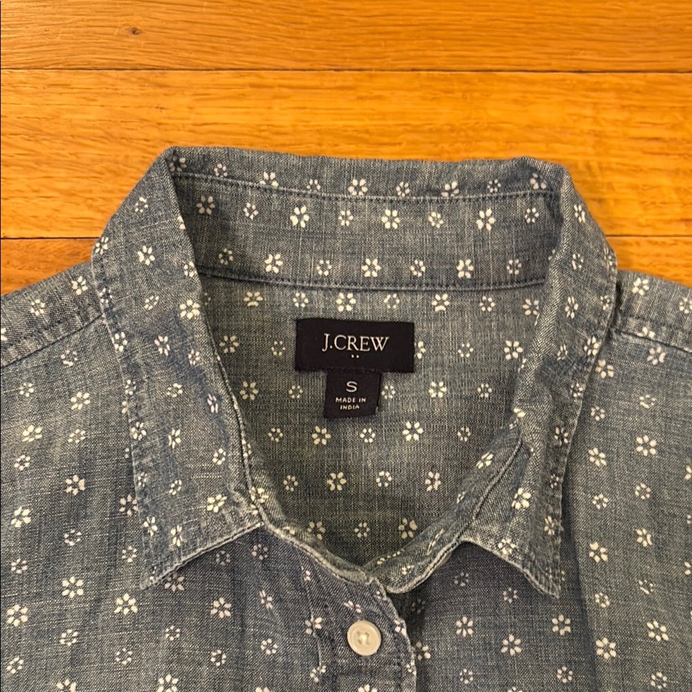 J. Crew Chambray Button Down Shirt